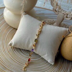 multi color tulip bracelet