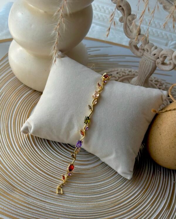 multi color tulip bracelet