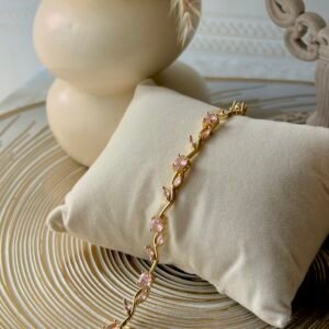 pink tulip bracelet