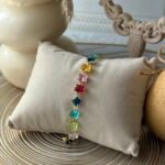 multi colour square stone