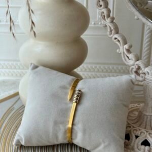 Gold pointed tip screw head cuff