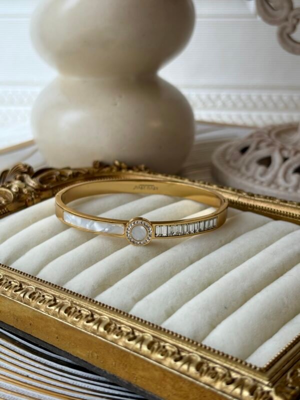 Mother-of-Pearl Inlay bangle