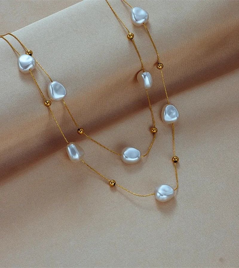 pearl double layer invisible chain - Image 4