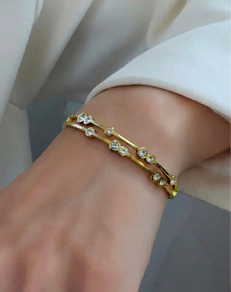 Luminous Twin-Strand bangle