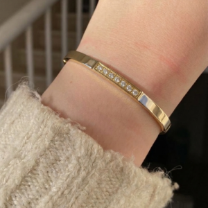 Diamond Bar Bangle