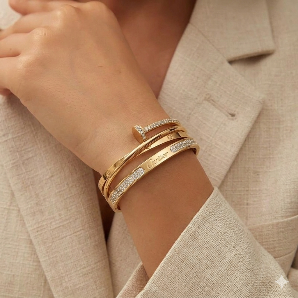 The nail-shaped bangle thin wrist - Image 2