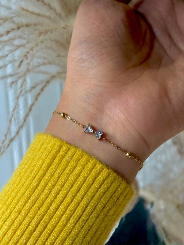 mini bow bracelet